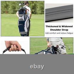 10.5 Golf Cart Bag with Rain Hood & 14 Way Full-Length Individual Dividers