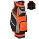 10.5 Inch Golf Cart Bag With 14 Way Dividers And 7 Zippered Pockets