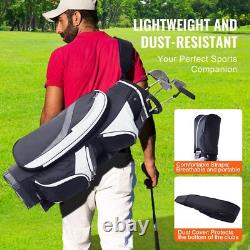 14-Way Golf Cart Bag 36 withDust Cover & Straps Multiple Pockets Premium Nylon