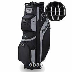 14 Way Golf Cart Bag Black