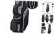 14 Way Golf Cart Bag For Push Bag Classy Design Full Length With Cooler, Black