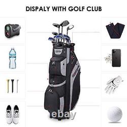 14 Way Golf Cart Bag for Push Bag Classy Design Full Length with Cooler, Black