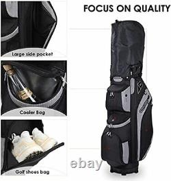 14 Way Golf Cart Bag for Push Bag Classy Design Full Length with Cooler Rain