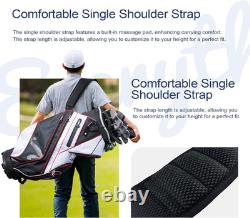 14-Way Golf Cart Bag with Organizer Divider & Rain Cover