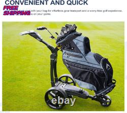 14 Way Golf Cart Bag with Organizer Divider & Rain Cover Black Foggy Blue NEW US