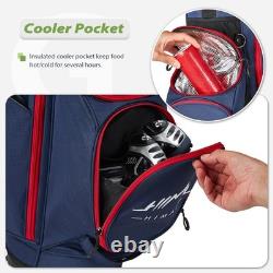 14-Way Golf Stand Bag, Golf Bag with Stand, Lightweight Durable Club Bag