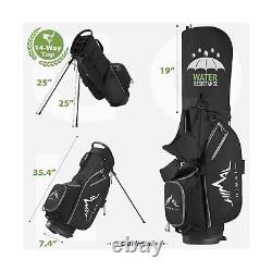 14-Way Golf Stand Bag, Golf Bag with Stand Lightweight & Durable Golf Club