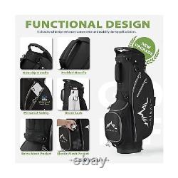 14-Way Golf Stand Bag, Golf Bag with Stand Lightweight & Durable Golf Club