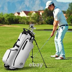 14 Way Golf Stand Bag Lightweight, Padded Double Strap, Full Length Dividers