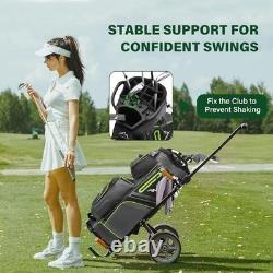 15-Way Golf Cart Bag, Premium Anti-Shake Divider Top Golf Bag with Lead Gray