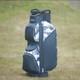 15-way Golf Cart Bag With Cooler & Shoe Pocket, Rain Hood & Putter Well (blue)