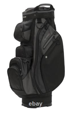 1withGolf Z-100 15-way Cart Bag Black/Charcoal OWG1CT15-1