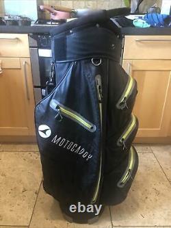 2019 Motocaddy Dry Series Waterproof Golf Cart Bag, Rainhood & Strap, decent