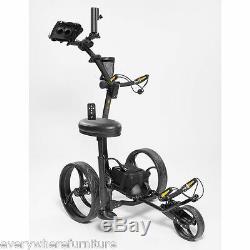 2020 Bat Caddy X8R LITHIUM Black Battery Remote Control Electric Golf Bag Cart