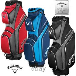 2020 Callaway X-Series Org Cart / Trolley Golf Bag 14 way divider 3 Colours