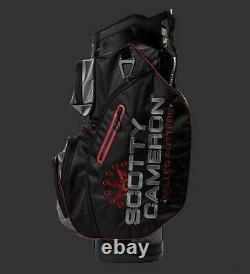 2020 Titliest Scotty Cameron Cart Bag Las Vegas Release Black Red and Grey New