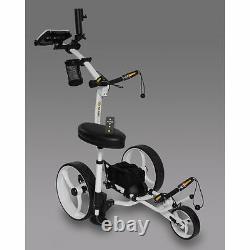 2021 Bat Caddy X8R Remote Control White Electric Golf Bag Cart/Trolley + MORE