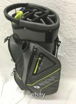 2021 Motocaddy Club Series Cart Bag Charcoal / Lime Opened but not used