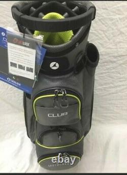 2021 Motocaddy Club Series Cart Bag Charcoal / Lime Opened but not used