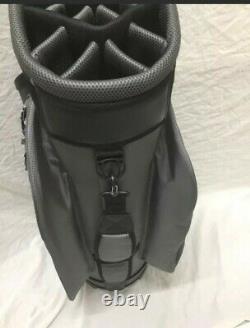 2021 Motocaddy Club Series Cart Bag Charcoal / Lime Opened but not used