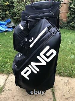 2021 PING DLX Golf Cart Trolley Bag / 15-Way / Rainhood & Strap / A1 condition