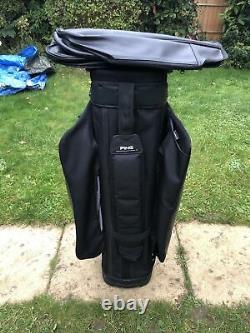 2021 PING DLX Golf Cart Trolley Bag / 15-Way / Rainhood & Strap / A1 condition