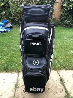 2021 PING DLX Golf Cart Trolley Bag / 15-Way / Rainhood & Strap / A1 condition