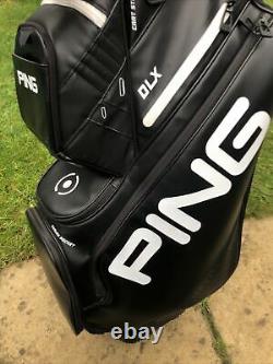 2021 PING DLX Golf Cart Trolley Bag / 15-Way / Rainhood & Strap / A1 condition