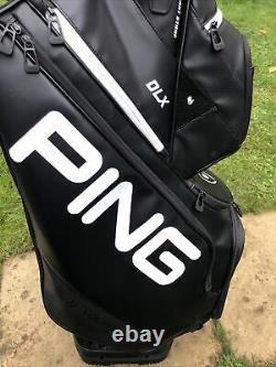 2021 PING DLX Golf Cart Trolley Bag / 15-Way / Rainhood & Strap / A1 condition