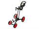 2021 Sun Mountain Golf Pathfinder Px4 Push & Pull Cart Magnetic Gray/red