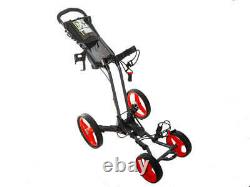 2021 Sun Mountain Golf Pathfinder PX4 Push & Pull Cart Magnetic Gray/Red