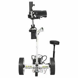 2021 WHITE Bat Caddy X4R Remote Control Electric Golf Bag Cart/Trolley + BONUS