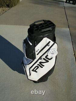 2022 Ping Golf DLX Cart Bag 15-way Top Black / White BRAND NEW withTAGS