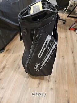 2023 Callaway Golf Chev 14 Cart Bag Black Brand New 5123022