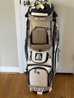 2024 T-Lock Golf Cart Bag with 14 Way Organizer Divider Top Premium Cart Bag EUC