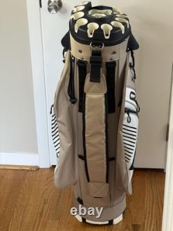2024 T-Lock Golf Cart Bag with 14 Way Organizer Divider Top Premium Cart Bag EUC