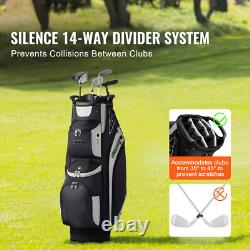 36 Golf Cart Bag 14 Way Organizer Divider Top Multiple Pockets Pick Color