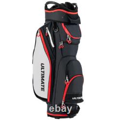 9.5 Inch Golf Cart Bag with 14 Way Dividers Top Organizer