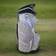 Adams Idea A12 Os Quilted Golf Cart Bag 14-way Divider Shoulder Strap Rain Hood