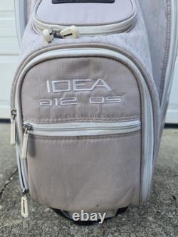 ADAMS IDEA a12 OS Quilted Golf Cart Bag 14-Way Divider Shoulder Strap Rain Hood