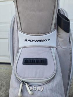 ADAMS IDEA a12 OS Quilted Golf Cart Bag 14-Way Divider Shoulder Strap Rain Hood