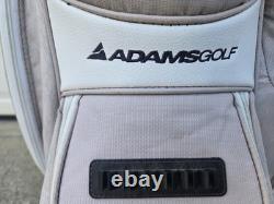 ADAMS IDEA a12 OS Quilted Golf Cart Bag 14-Way Divider Shoulder Strap Rain Hood