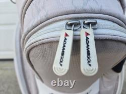 ADAMS IDEA a12 OS Quilted Golf Cart Bag 14-Way Divider Shoulder Strap Rain Hood