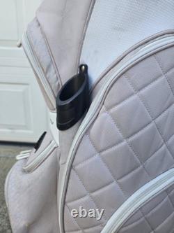 ADAMS IDEA a12 OS Quilted Golf Cart Bag 14-Way Divider Shoulder Strap Rain Hood