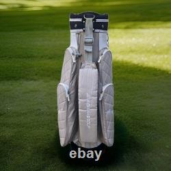 ADAMS IDEA a12 OS Quilted Golf Cart Bag 14-Way Divider Shoulder Strap Rain Hood