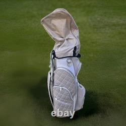 ADAMS IDEA a12 OS Quilted Golf Cart Bag 14-Way Divider Shoulder Strap Rain Hood
