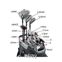 ASK ECHO 2024 SLC-130 Golf Cart Bag with 15 Way Full Length Dividers Top, Pre