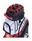 Ask Echo T-lock Golf Cart Bag With 14 Way Organizer Divider Top, Premium Cart