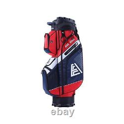 ASK ECHO T-Lock Golf Cart Bag with 14 Way Organizer Divider Top, Premium Cart