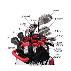 ASK ECHO T-Lock Golf Cart Bag with 14 Way Organizer Divider Top, Premium Cart